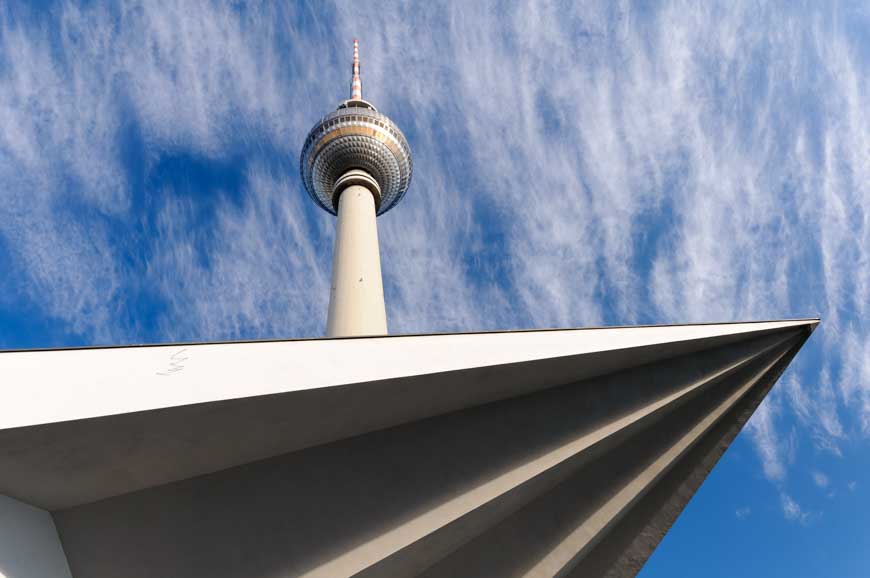 Berliner Fernsehturm - Bild kostenlos herunterladen bei pictjour.com