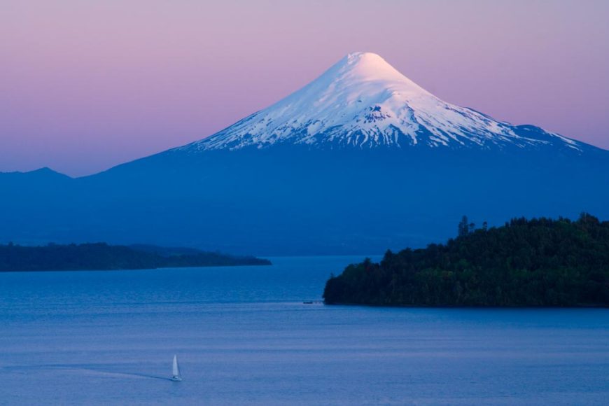 Vulkan Osorno und Lago Llanquihue in Chile